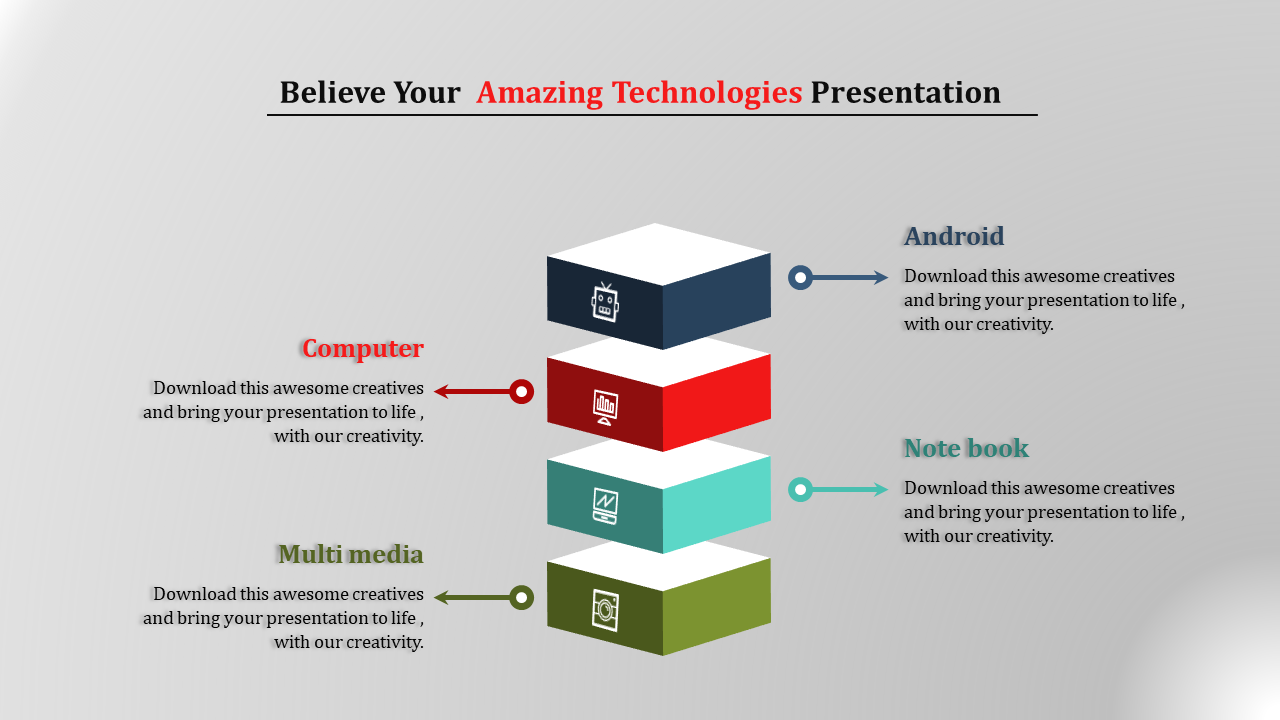 Creative Technology PowerPoint Templates Slide